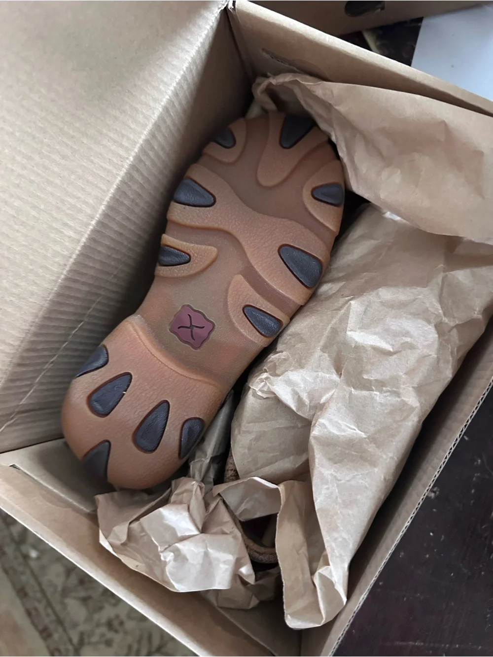 Twisted X Brown Leopard Print Casual Lace-Up Shoe